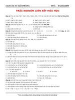 TRẮC NGHIỆM LIÊN KẾT HÓA HỌC