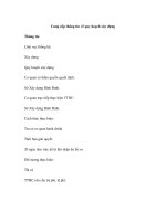 Cung cấp thông tin về quy hoạch xây dựng ppsx