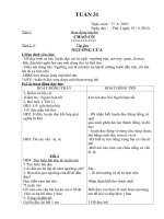 giao an lop 1  tuan 31 ca ngày ( ktkn)