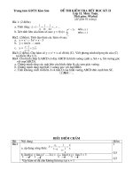 de kim tra hoc ky 2 lop 11 hay