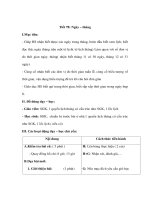 Giáo án Toán lớp 2 - Ngày – tháng pps