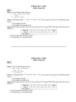 Kiểm tra giữa chương IV và V