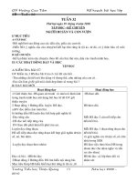 KẾ HOẠCH BÀI HỌC LỚP 3B-TUẦN 32