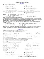 DE CUONG ÔN TẬP H KỲ II TOÁN 8