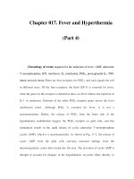 Chapter 017. Fever and Hyperthermia (Part 4) potx