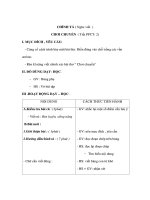 Giáo án Tiếng Việt 3 - CHÍNH TẢ ( Nghe viết ) - CHƠI CHUYỀN ppt