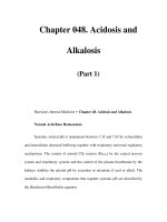 Chapter 048. Acidosis and Alkalosis (Part 1) pps