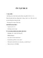 Bài giảng Đạo đức lớp 1 - ÔN TẬP HK II potx