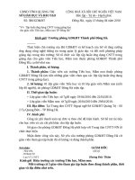 TB khẩn về triệu tập tập huấn UD CNTT cho các trường TH, Mầm non