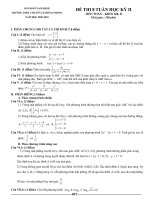 Đề thi thử đại học - trường LÊ HỒNG PHONG - NAM ĐỊNH