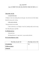 Giáo án đạo đức lớp 1 - LỄ PHÉP VỚI ANH CHỊ, NHƯỜNG NHỊN EM NHỎ (tiết 2) pdf