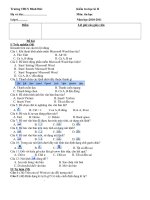 đề thi học kì 2 (lop 6)