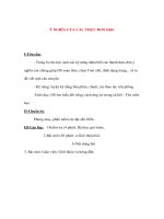 Tin học lớp 4 - Ý NGHĨA CỦA CÁC THỰC ĐƠN DỌC pptx