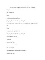 Sửa chữa sai sót trong nội dung thế chấp, bảo lãnh đã đăng ký pptx