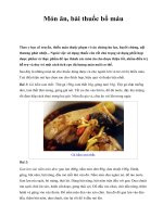 Món ăn, bài thuốc bổ máu pdf