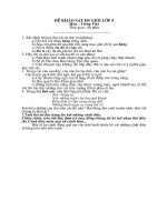 ĐỀ KHẢO SÁT HS GIỎI KHỐI 5 - MÔN TIẾNG VIỆT