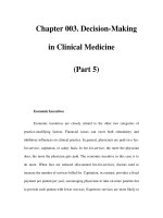 Chapter 003. Decision-Making in Clinical Medicine (Part 5) pptx