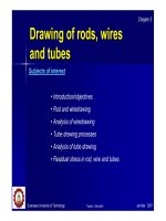 Drawing of rods, wires and tubes Subjects of interest docx