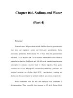 Chapter 046. Sodium and Water (Part 4) ppt