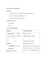 Giáo án toán lớp 1 - LUYỆN TẬP CHUNG pot