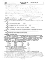 THE FOURTH TEST- ENGLISH9(09-10)