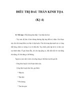 ĐIỀU TRỊ ĐAU THẦN KINH TỌA (Kỳ 4) doc