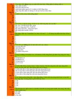 Kiểm tra học kì II- chưa đảo- 36 câu(có đáp án)