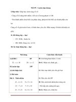 Giáo án Toán lớp 2 - Luyện tập chung docx