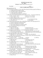 ĐỀ KIỂM TRA HỌC KÌ 2_ VẬT LÍ