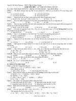 Ly thuyet Hoa Vo Co -LTDH