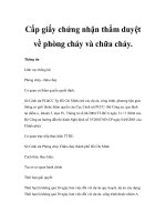 Cấp giấy chứng nhận thẩm duyệt về phòng cháy và chữa cháy docx