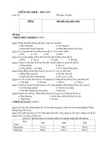 Bộ Đề KT Địa Lý 9