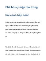 Phá bỏ sự mập mờ trong bối cảnh bấp bênh potx