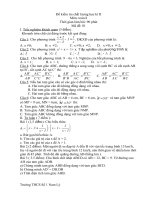 Kiểm tra kì II - Toán 8 - 2008-2009