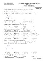 Đề thi đề nghị HK2 Toán 8 đề 4