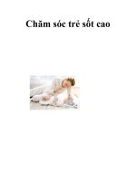 Chăm sóc trẻ sốt cao ppsx