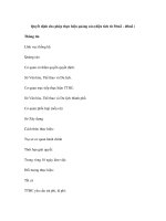 Quyết định cho phép thực hiện quảng cáo (diện tích từ 30m2 - 40m2 ) docx