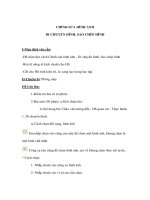 Tin học lớp 4 - CHỈNH SỬA HÌNH ẢNH DI CHUYỂN HÌNH, SAO CHÉP HÌNH pptx