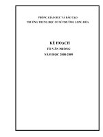 KE HOACH TO VAN PHONG