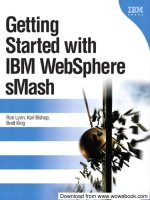Bắt đầu với IBM Websphere smash - p 1 pdf