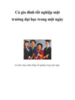 Cả gia đình tốt nghiệp một trường đại học trong một ngày doc