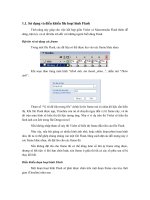 Sử dụng và điều khiển file hoạt hình Flash