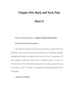 Chapter 016. Back and Neck Pain (Part 1) ppsx
