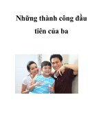 Những thành công đầu tiên của ba pdf