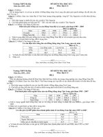 Đề kiểm tra HK 2 Khối 12