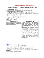 giáo án bồi dưỡng ngữ văn 9