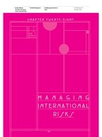 Brealey−Meyers: Principles of Corporate Finance, 7th Edition - Chapter 28 ppsx