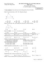 Đề thi đề nghị HK2 Toán 8 đề 5