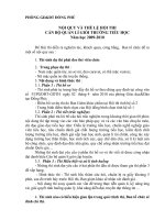 Nội quy Hội thi CBQL giỏi trường TH năm học 2009-2010