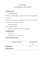 Giáo án đạo đức lớp 1 - ĐI HỌC ĐỀU VÀ ĐÚNG GIỜ (tiết 1) ppsx